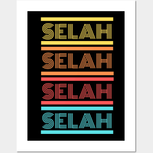 Selah | Christian Typography Posters and Art